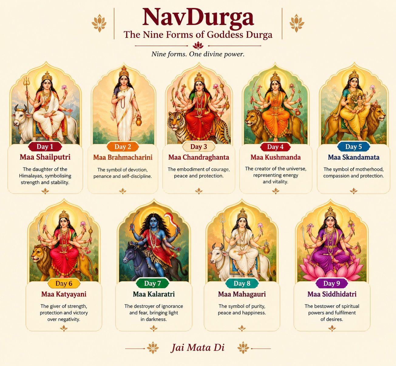Nine Forms of Maa Durga
