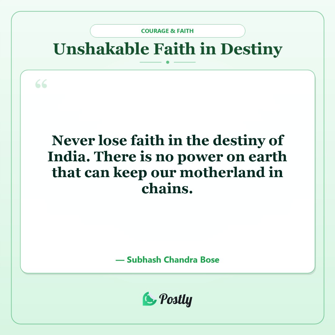 Subhash Chandra Bose Quotes 8