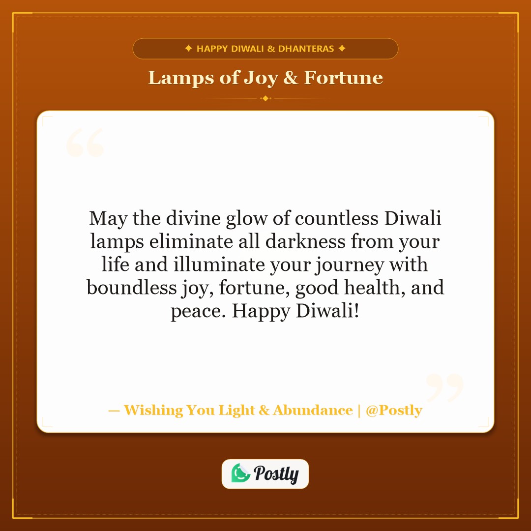 Diwali & Dhanteras Wishes 6