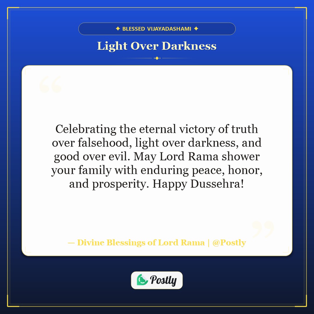 Dussehra Vijayadashami Wishes 7