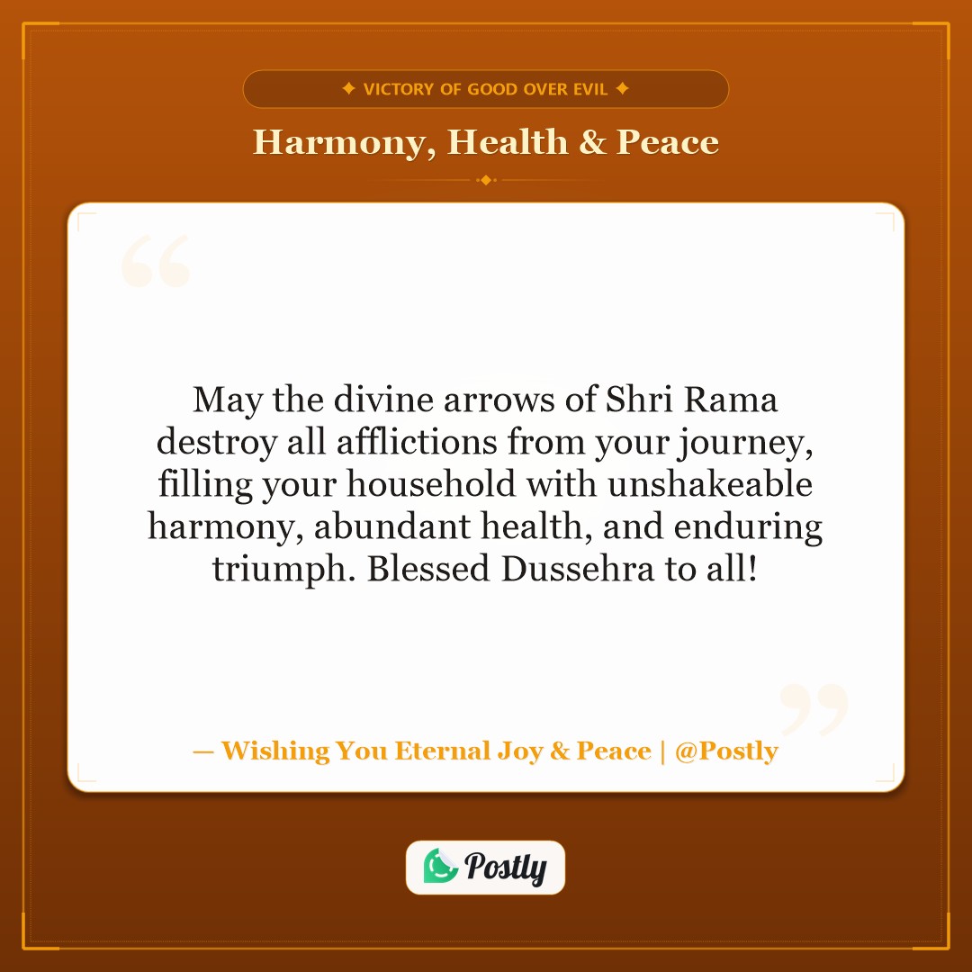 Dussehra Vijayadashami Wishes 9
