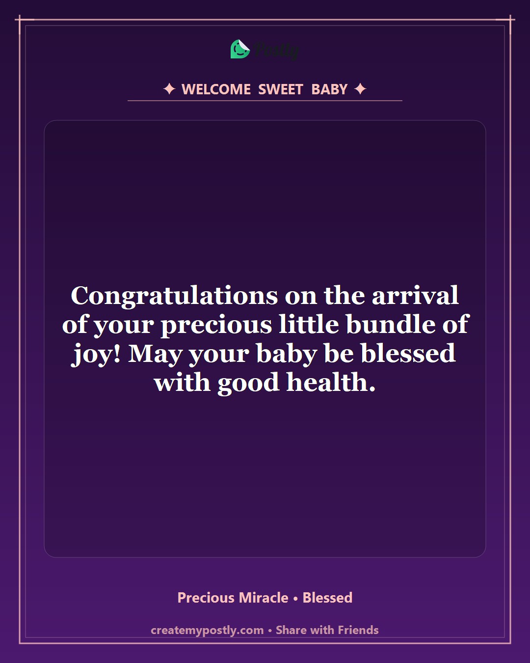New Born Baby Wishes 1