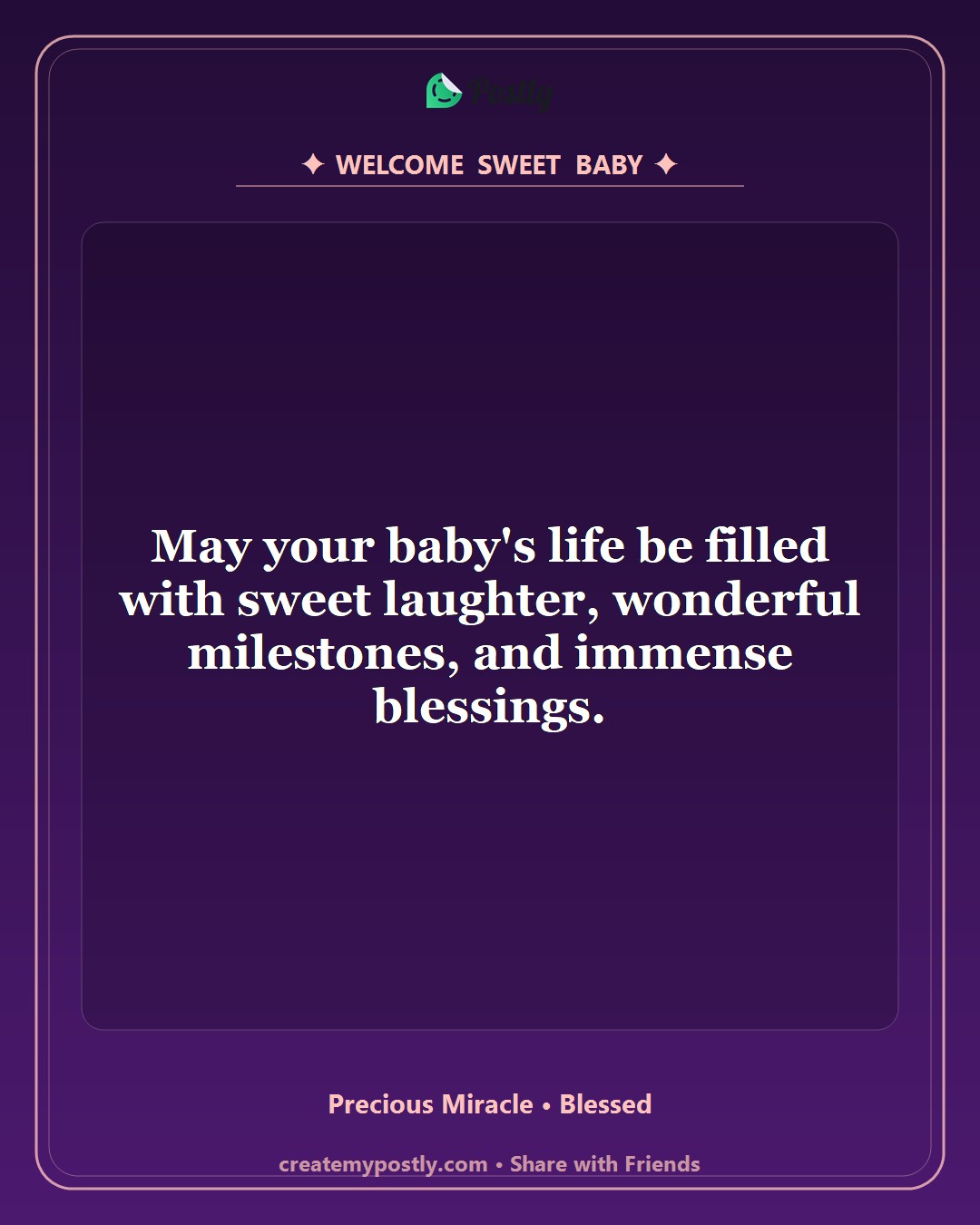 New Born Baby Wishes 3