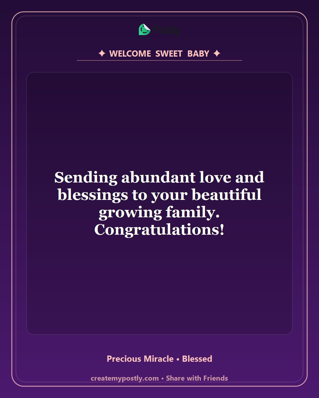 New Born Baby Wishes 7