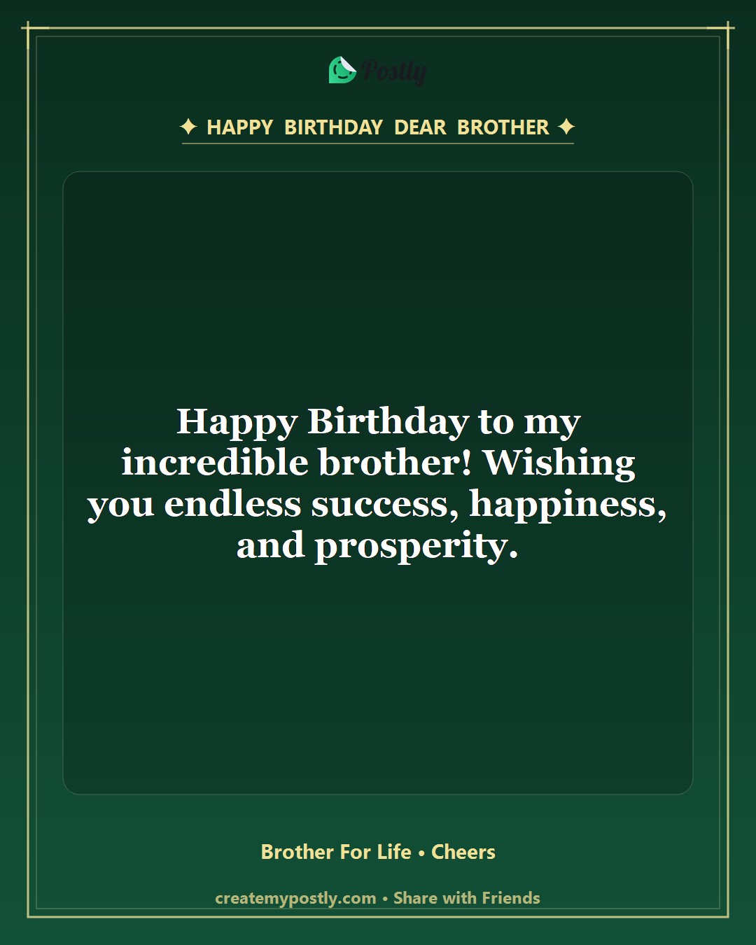 Birthday Wishes for Brother 1