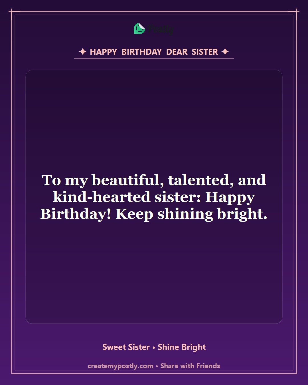 Birthday Wishes for Sister 5