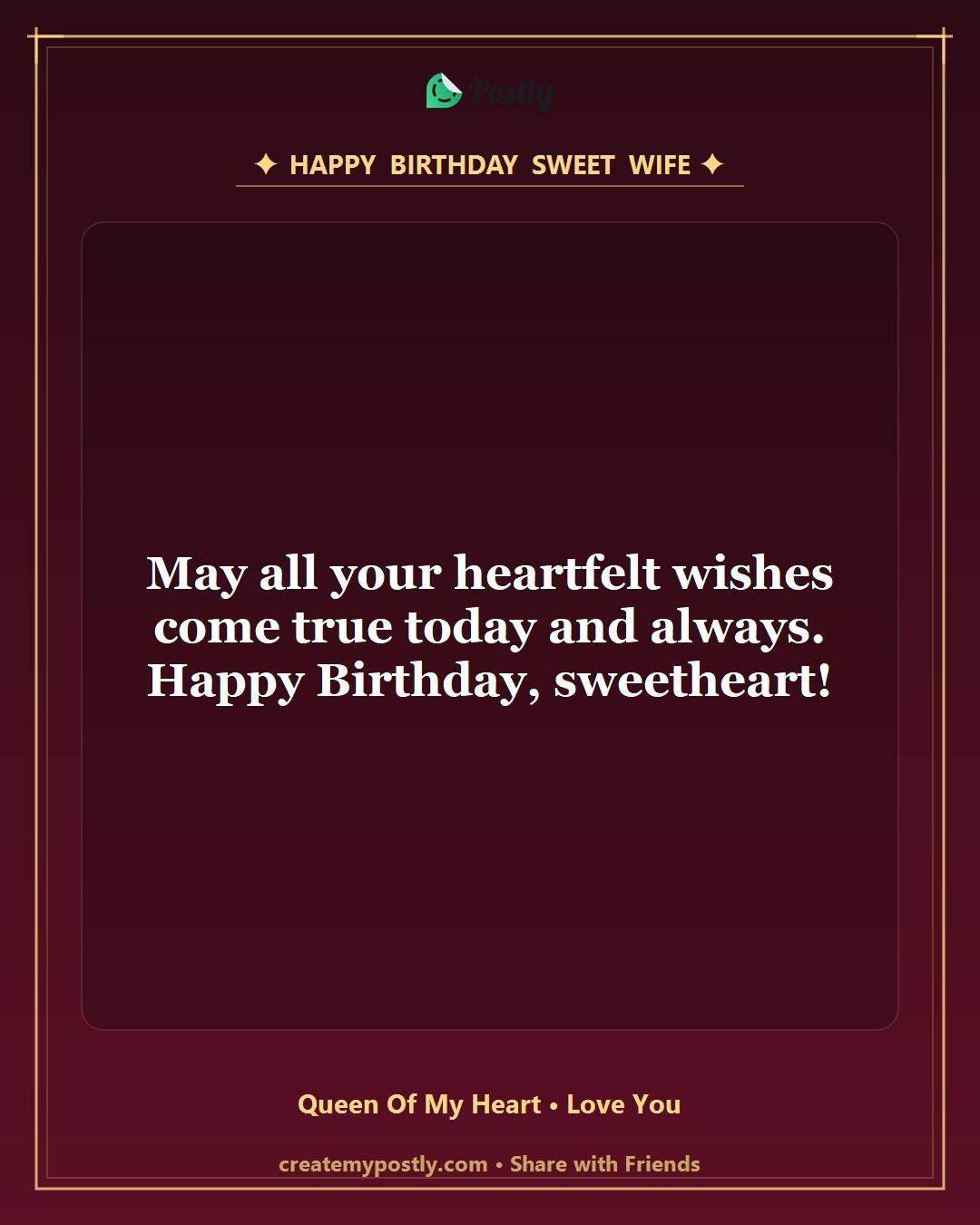 Birthday Wishes for Wife 9