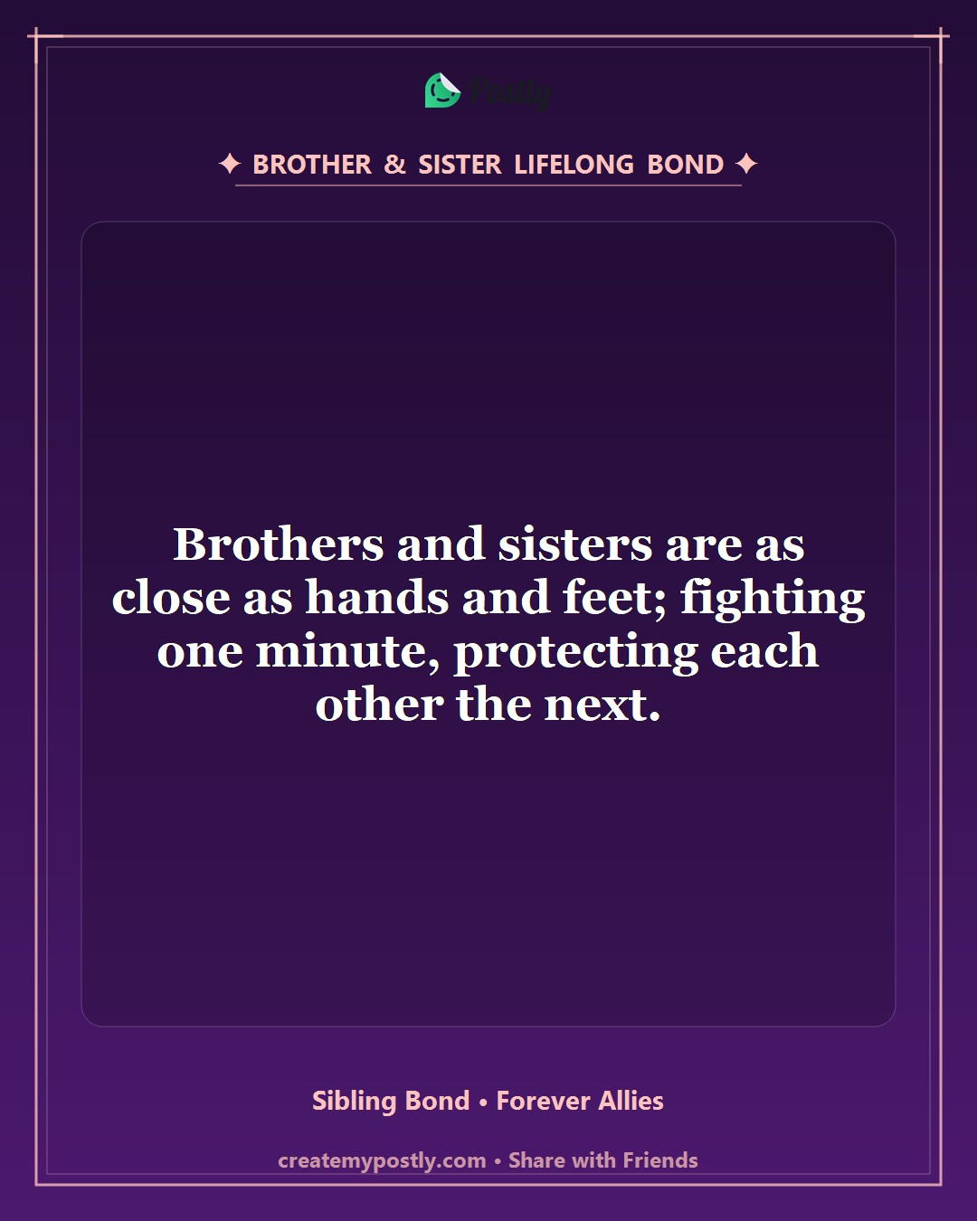 Brother Sister Bond Quotes 1