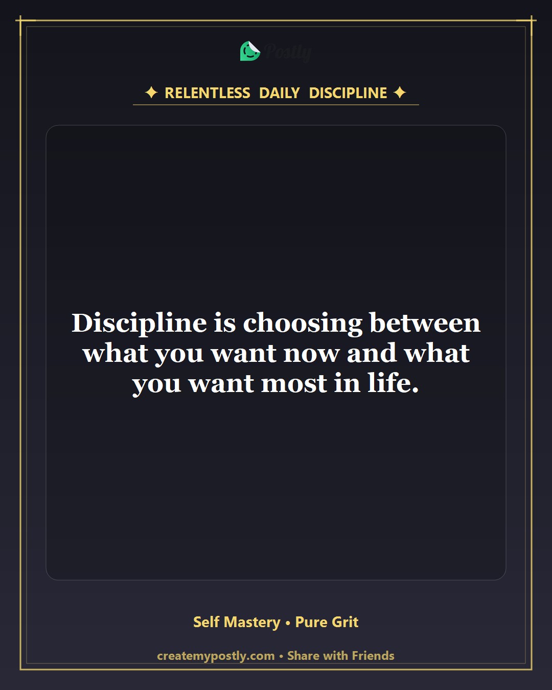 Daily Discipline Quotes 1