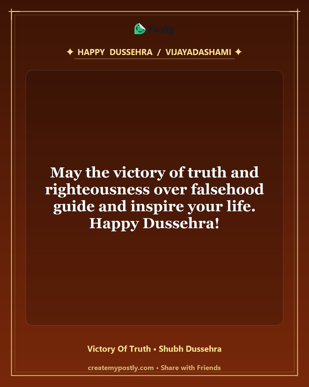 Dussehra Wishes 1