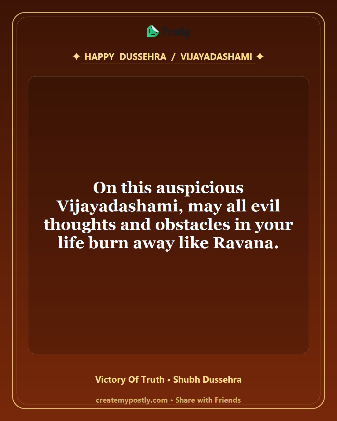 Dussehra Wishes 3