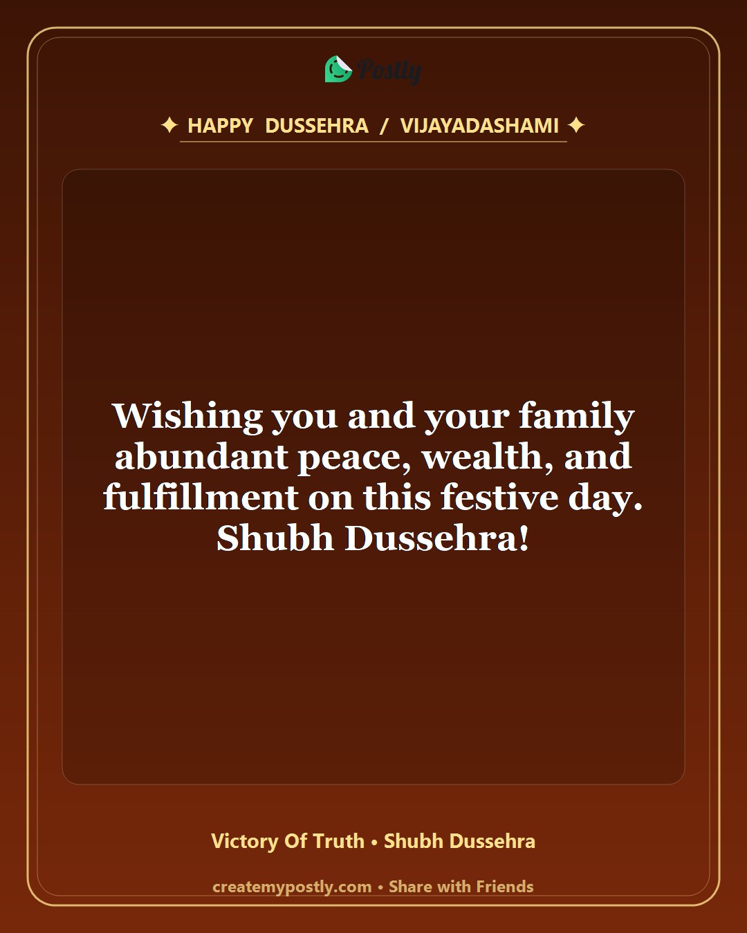 Dussehra Wishes 7
