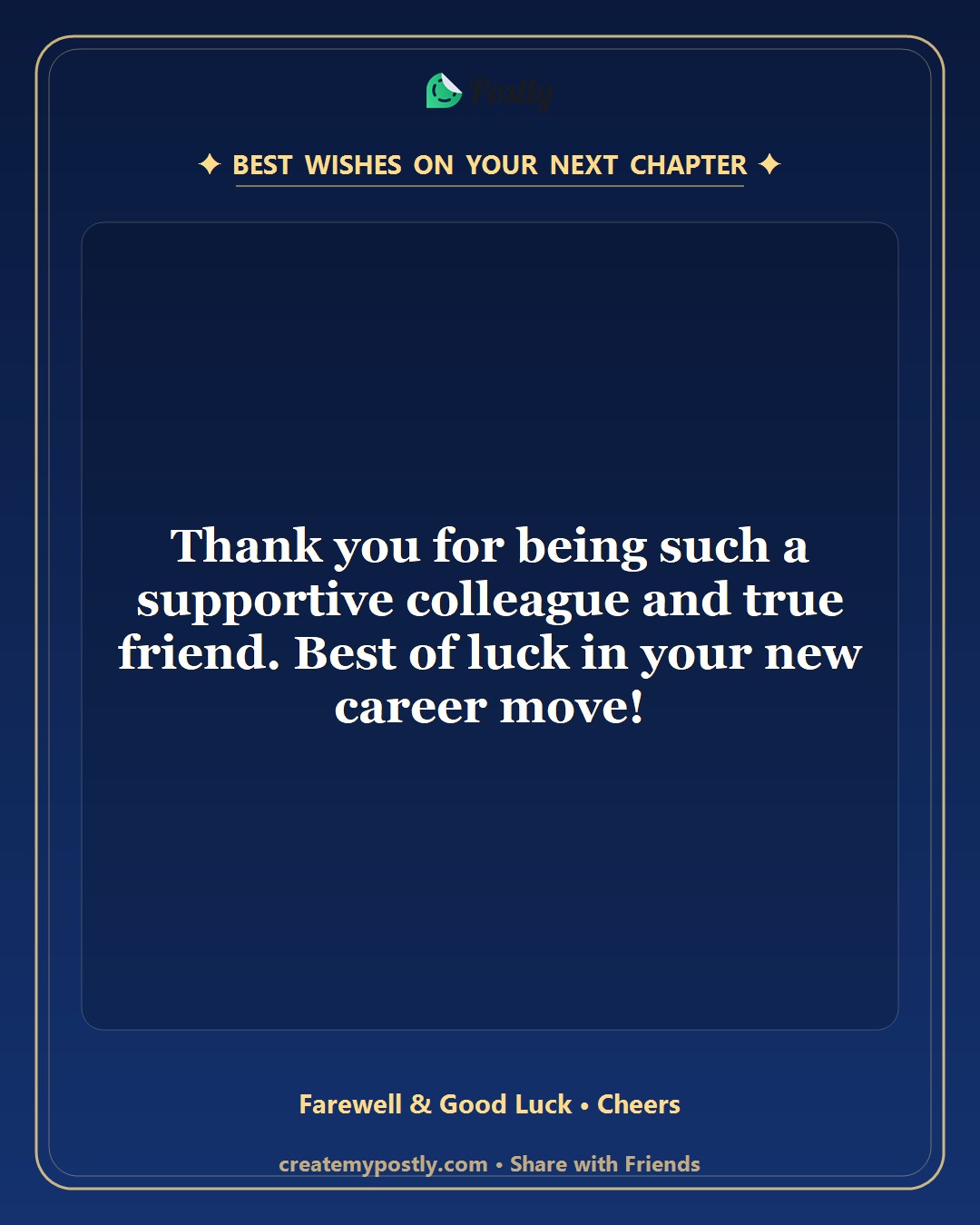 Colleague Farewell Wishes 3