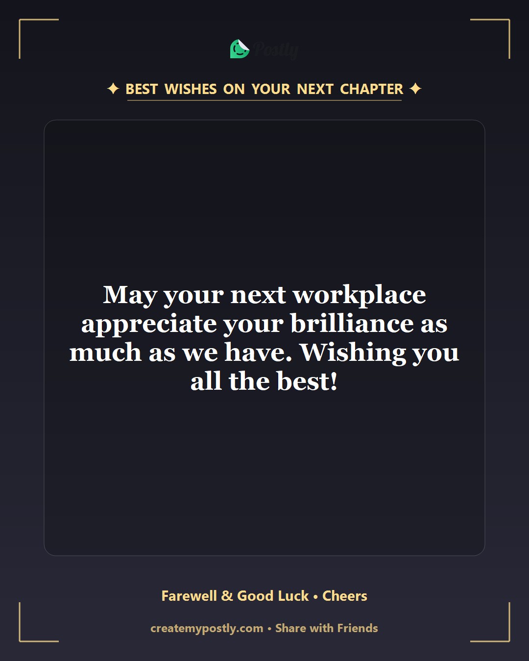 Colleague Farewell Wishes 4