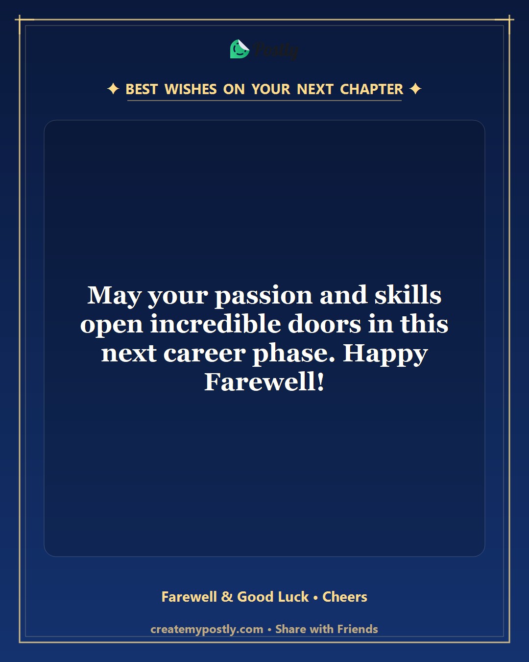 Colleague Farewell Wishes 9