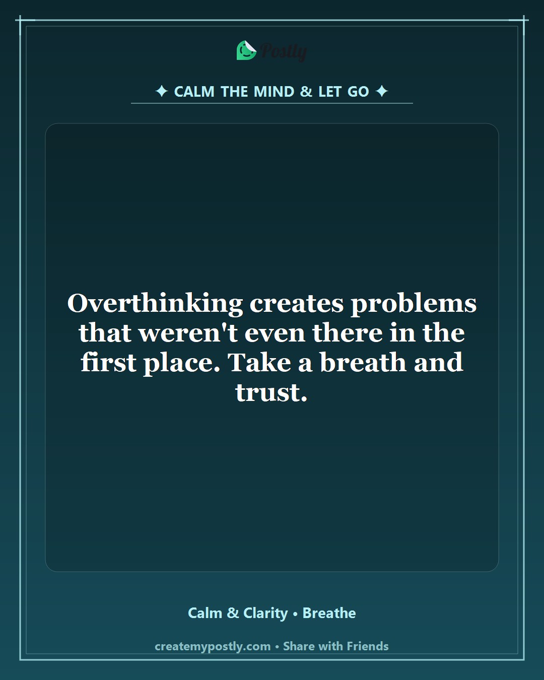 Overthinking Relief Quotes 1