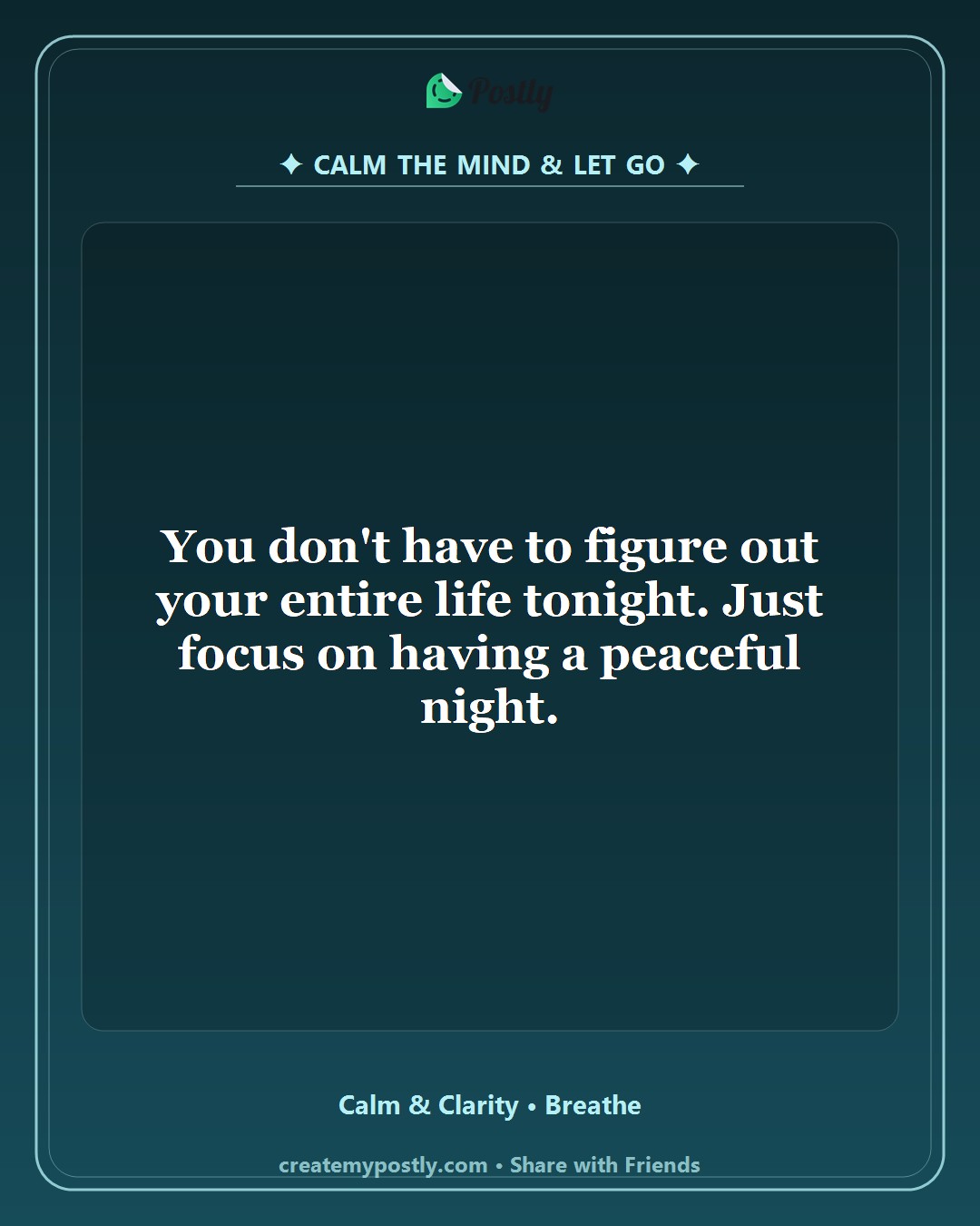 Overthinking Relief Quotes 3