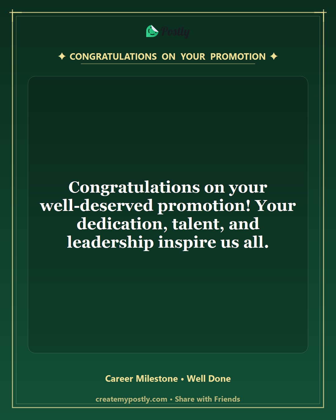Job Promotion Wishes 1