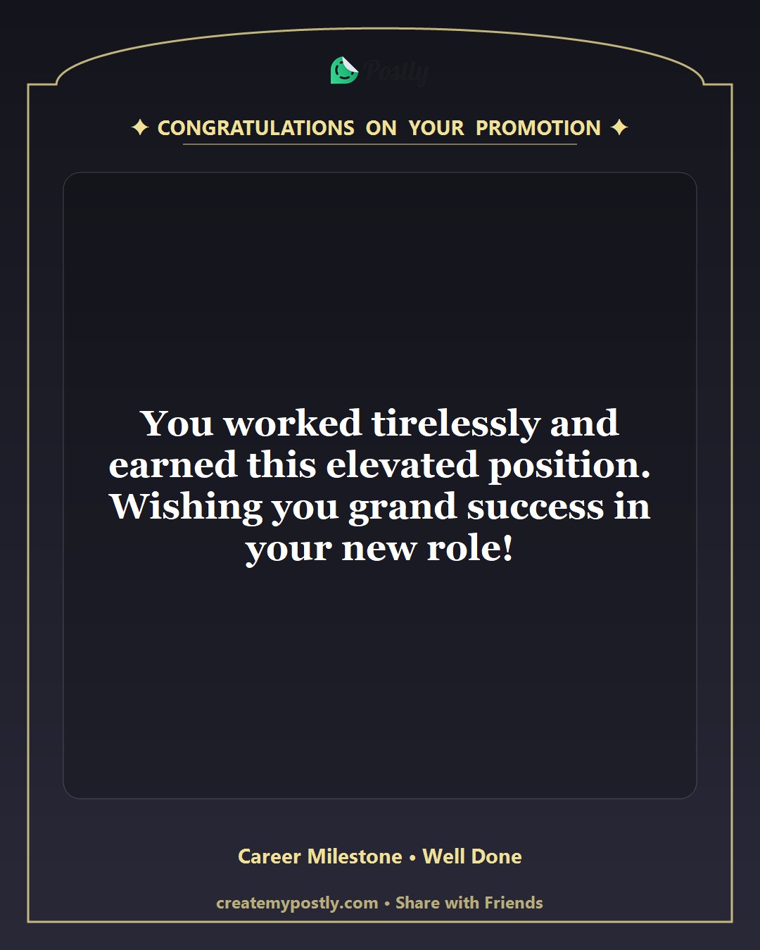 Job Promotion Wishes 2