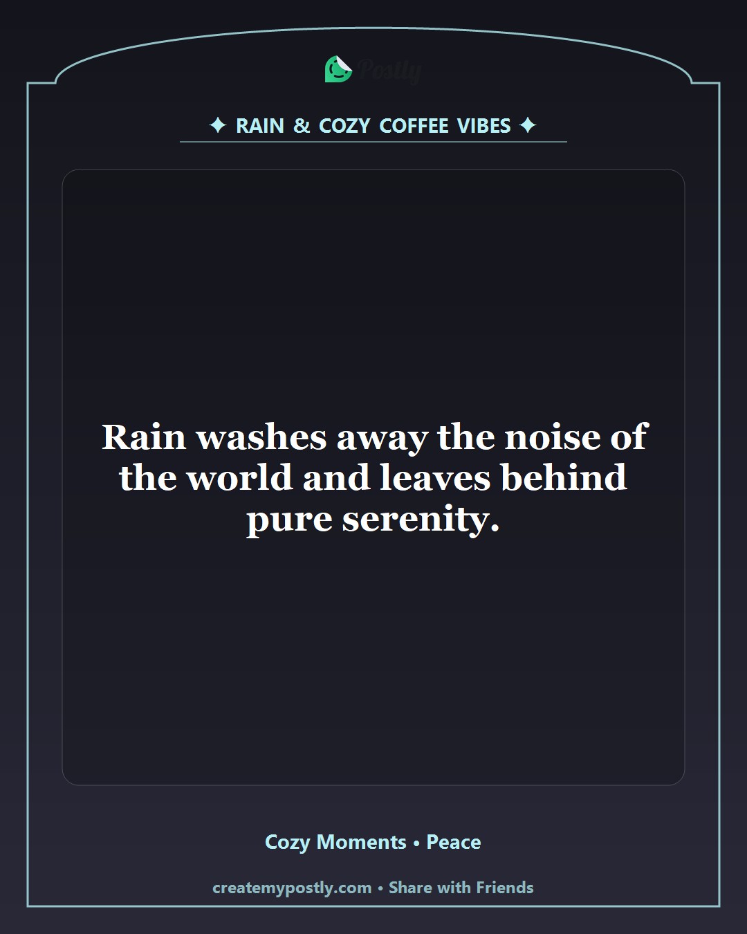 Rain and Coffee Quotes 2
