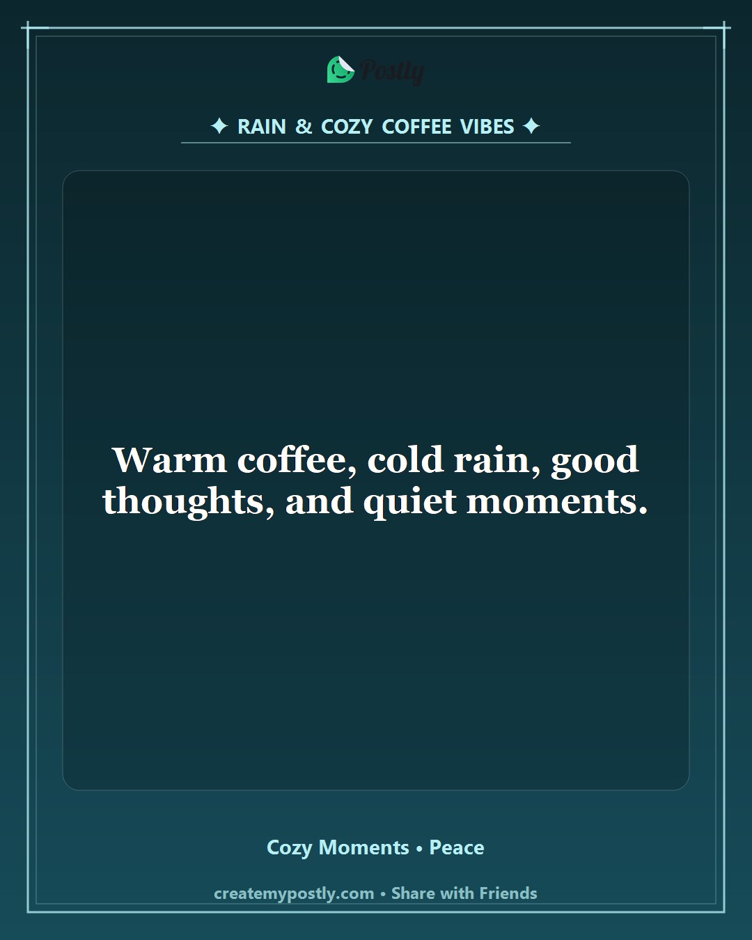 Rain and Coffee Quotes 5