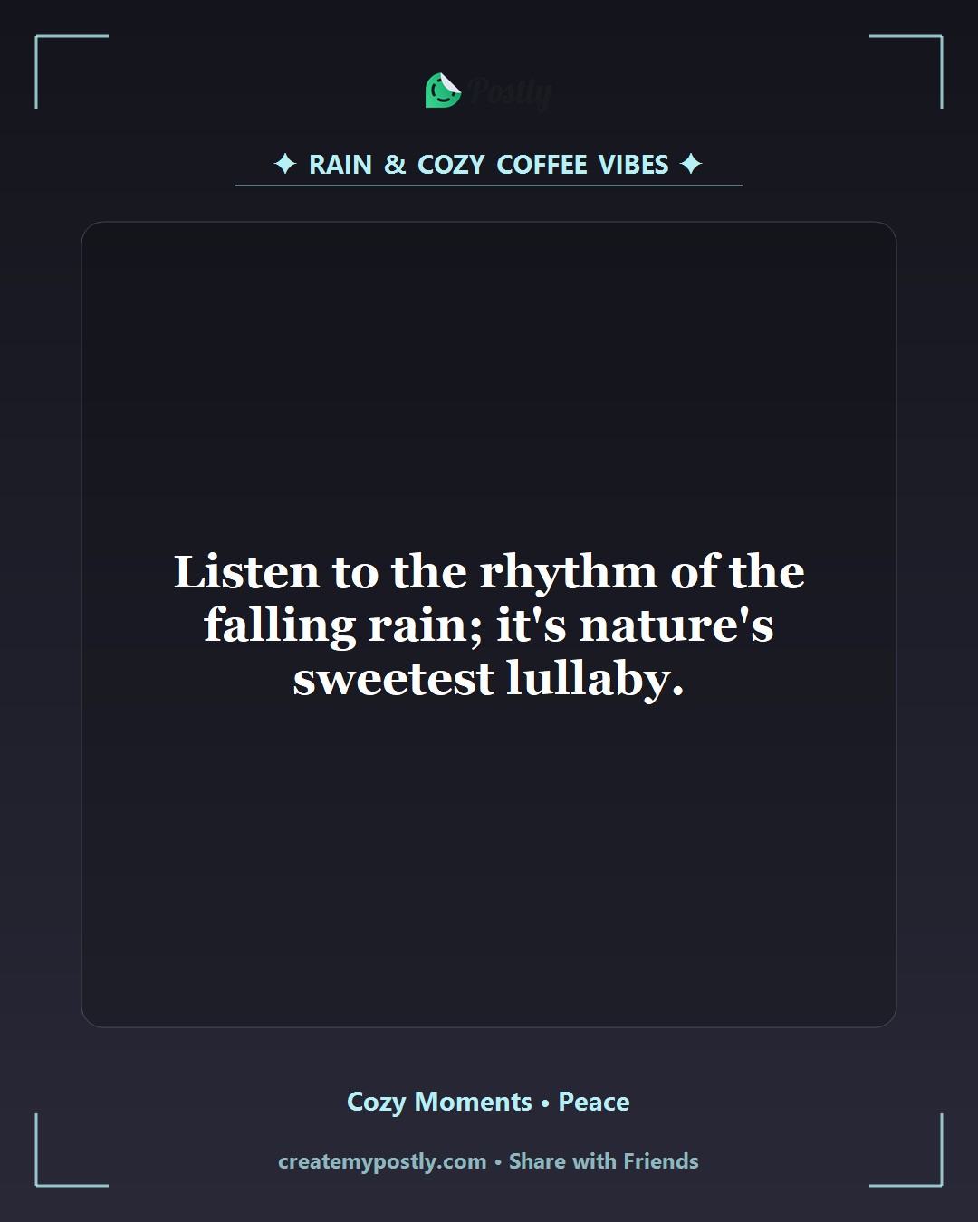 Rain and Coffee Quotes 8