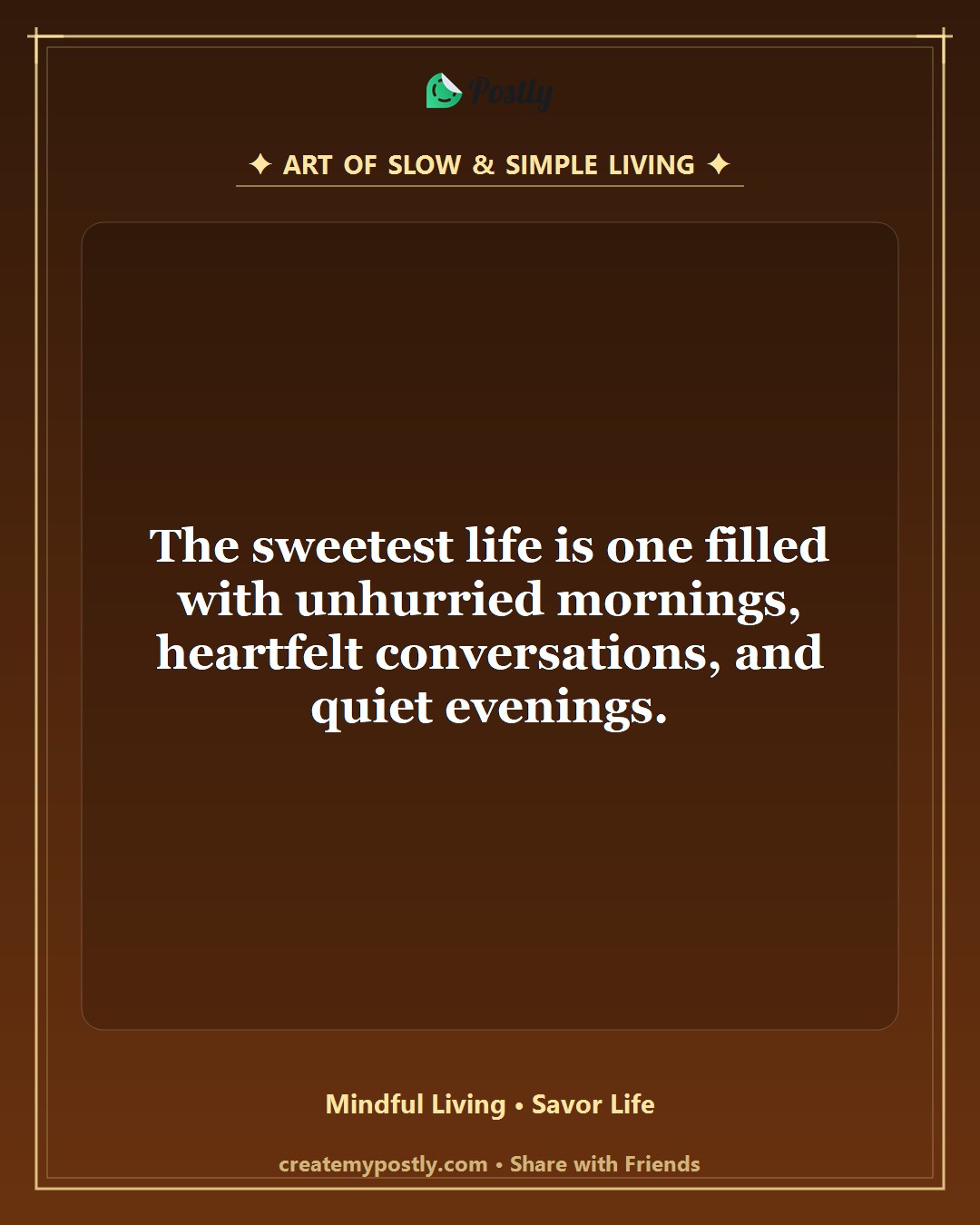 Slow Living Quotes 9