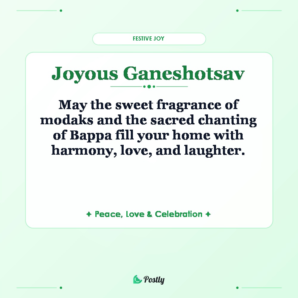 Ganesh Chaturthi Bappa Mourya Online Status 14