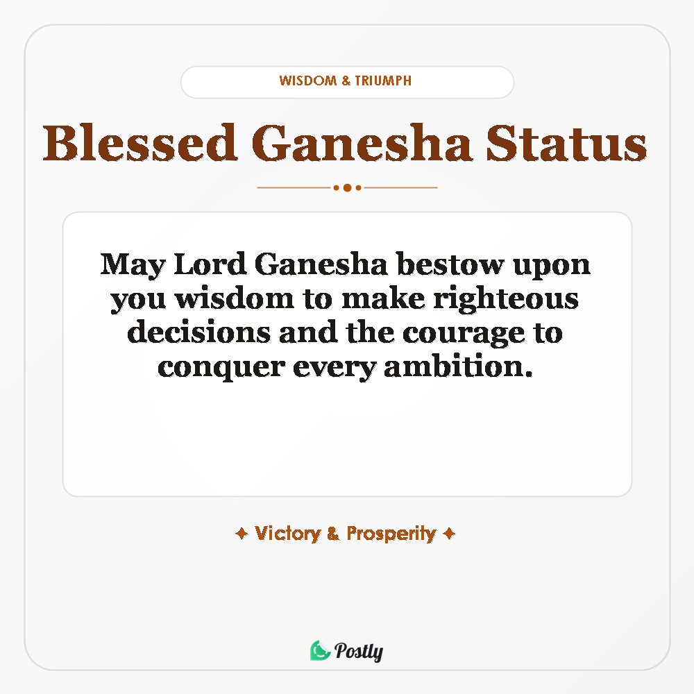 Ganesh Chaturthi Bappa Mourya Online Status 16