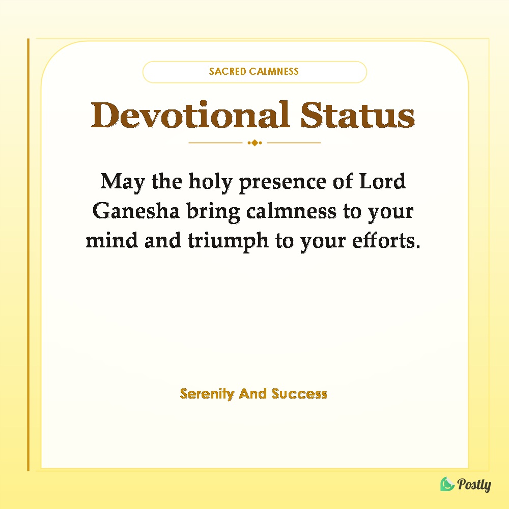 Festival Ganesh Chathurthi Status 11