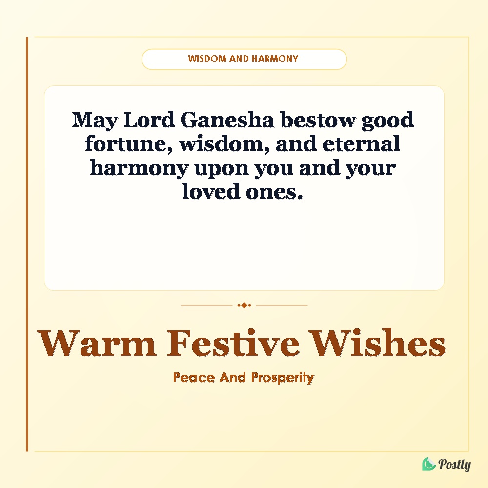 Festival Ganesh Chathurthi Wishes In Marathi 9