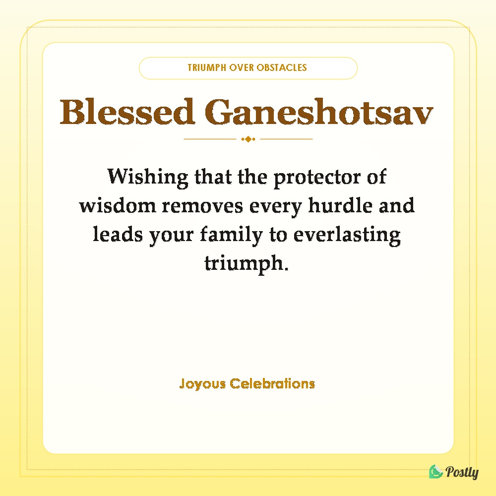 Festival Ganesh Chathurthi Wishes In Marathi 11