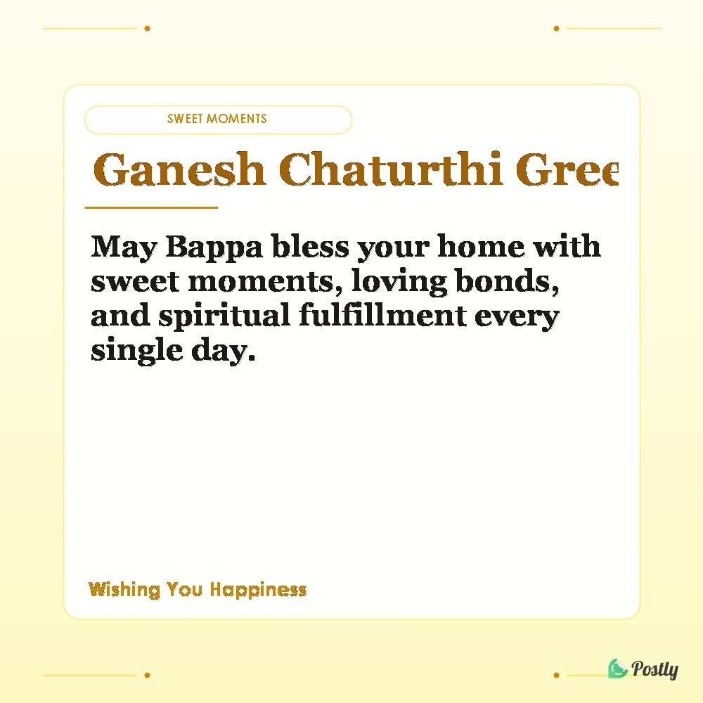 Festival Ganesh Chathurthi Wishes In Marathi 13