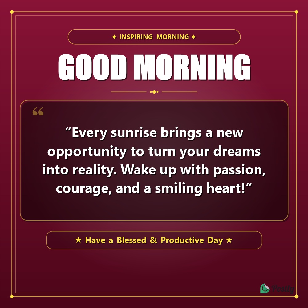 Good Morning 1