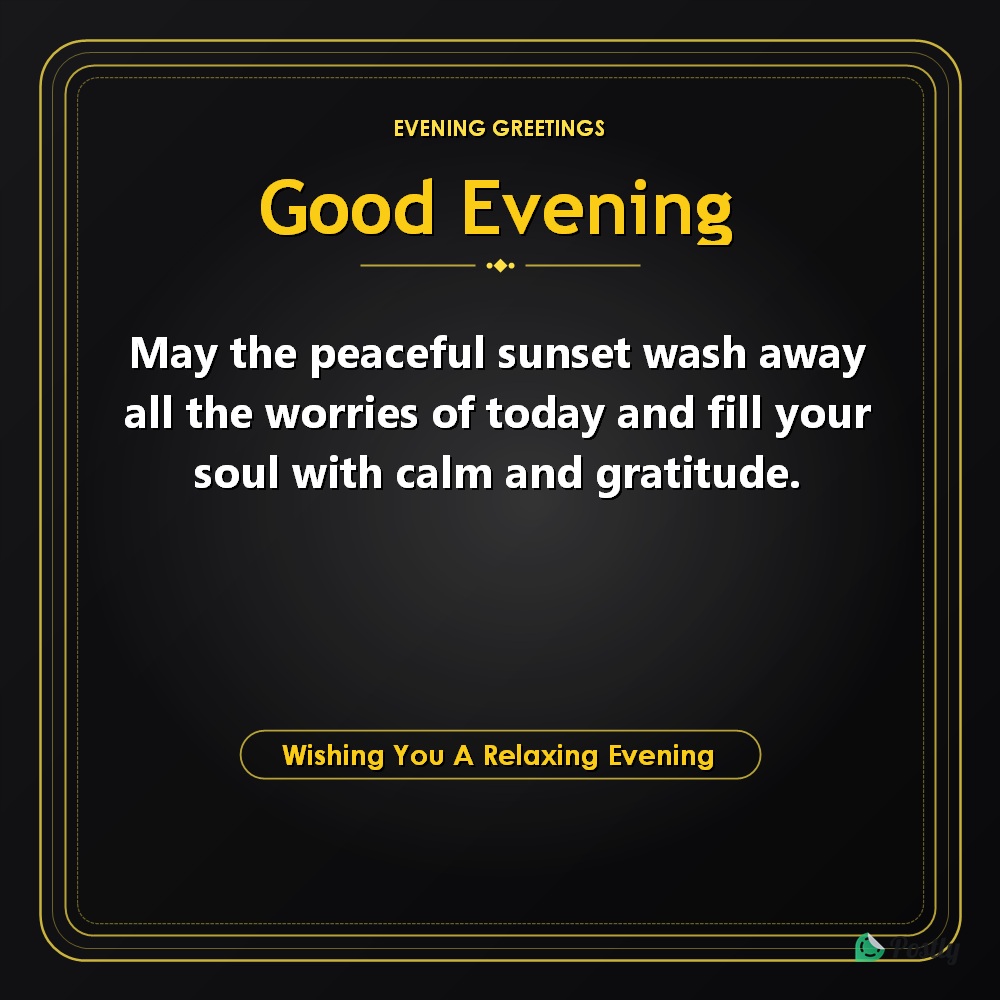 Good Evening Greetings 6