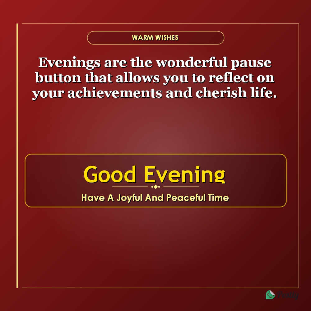 Good Evening Greetings 7