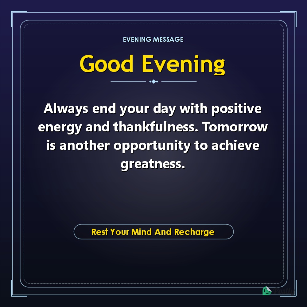 Good Evening Messages 6