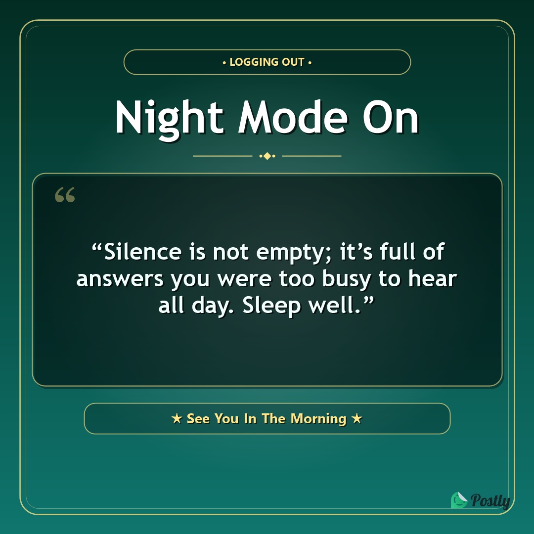 Good Night Status 4