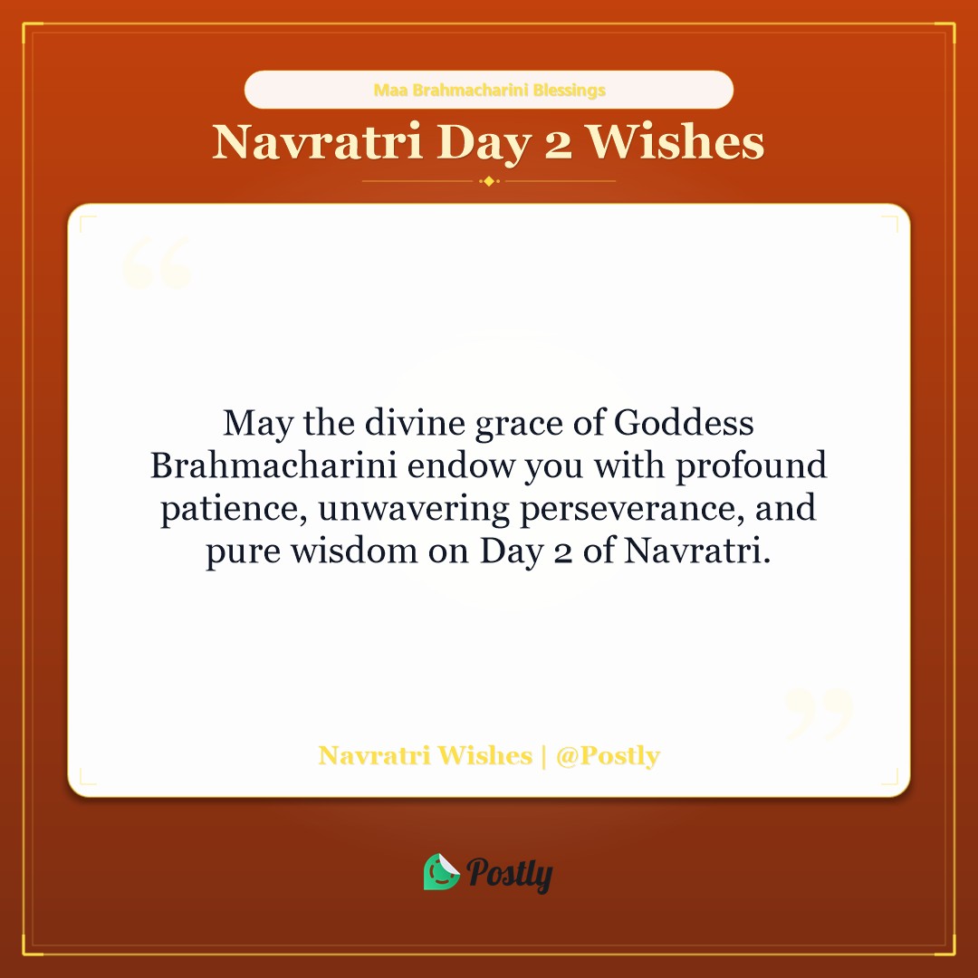 Navratri Day 2 Wishes 1