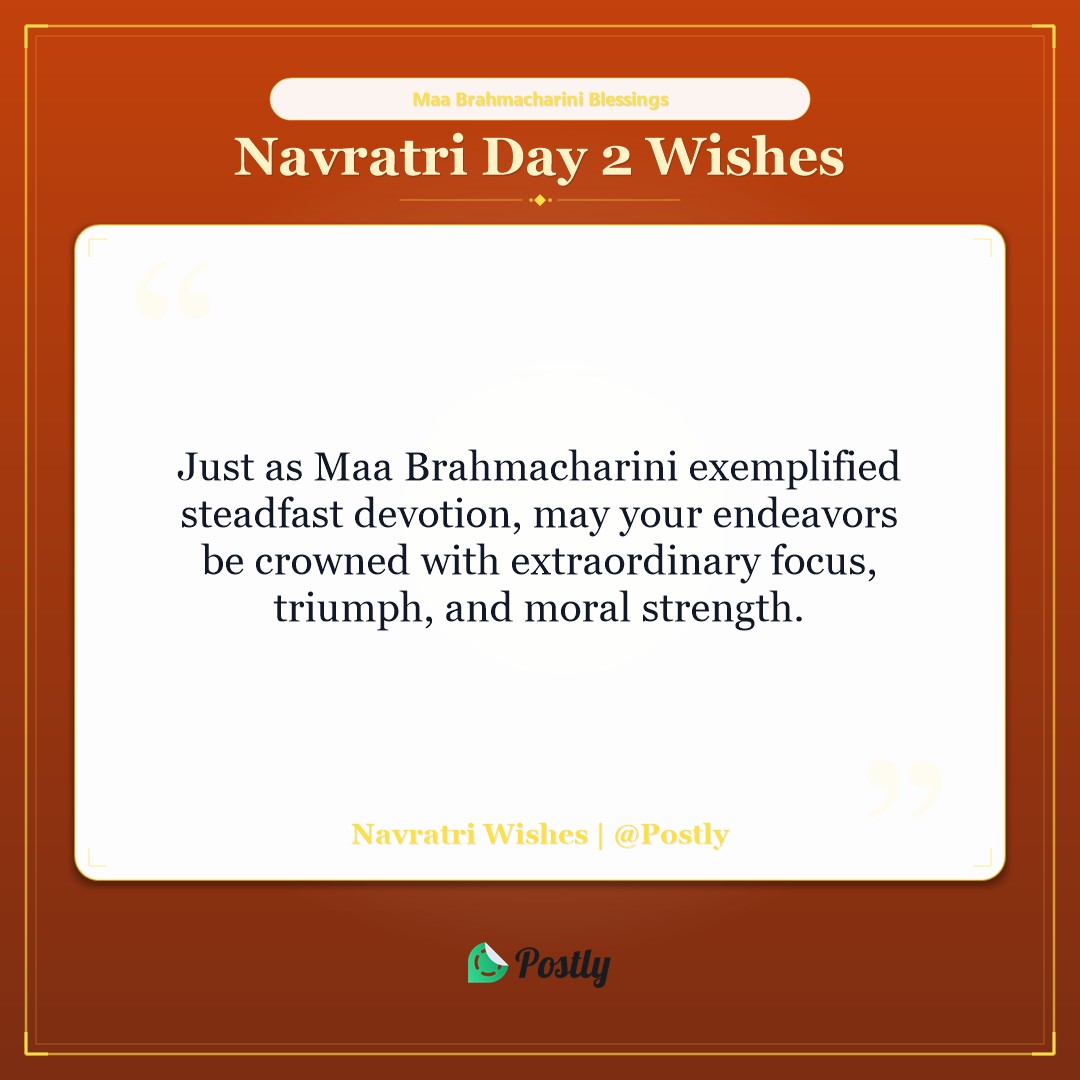 Navratri Day 2 Wishes 2
