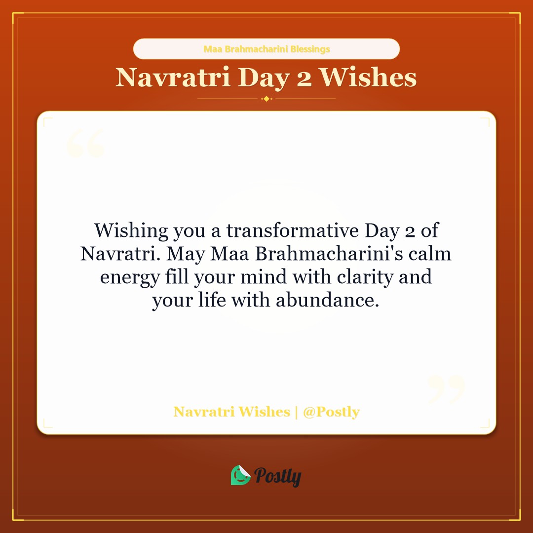Navratri Day 2 Wishes 4