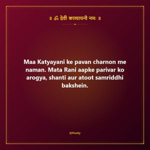 Navratri Day 6 Wishes 8
