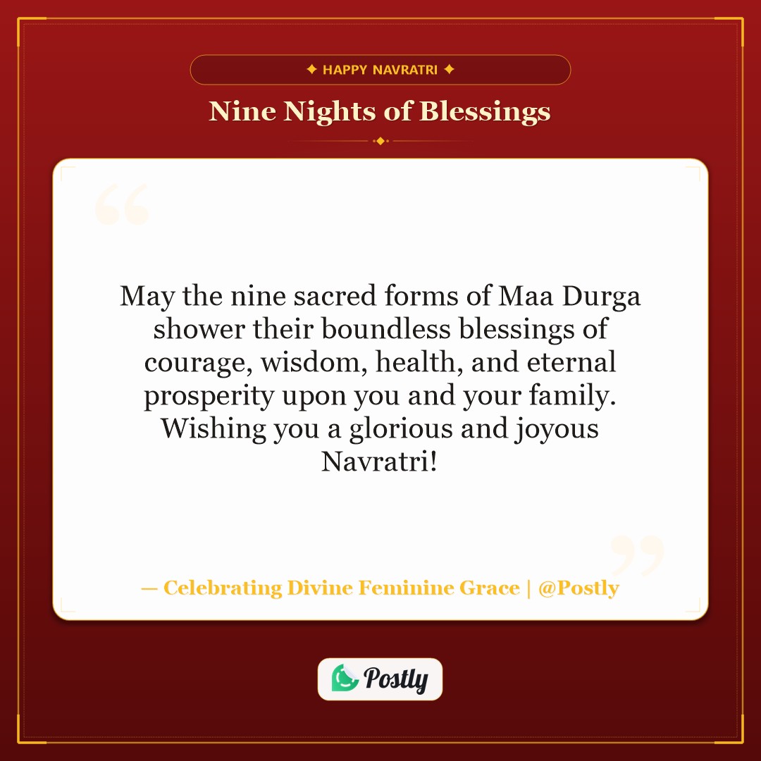 Navratri & Durga Puja Wishes 6