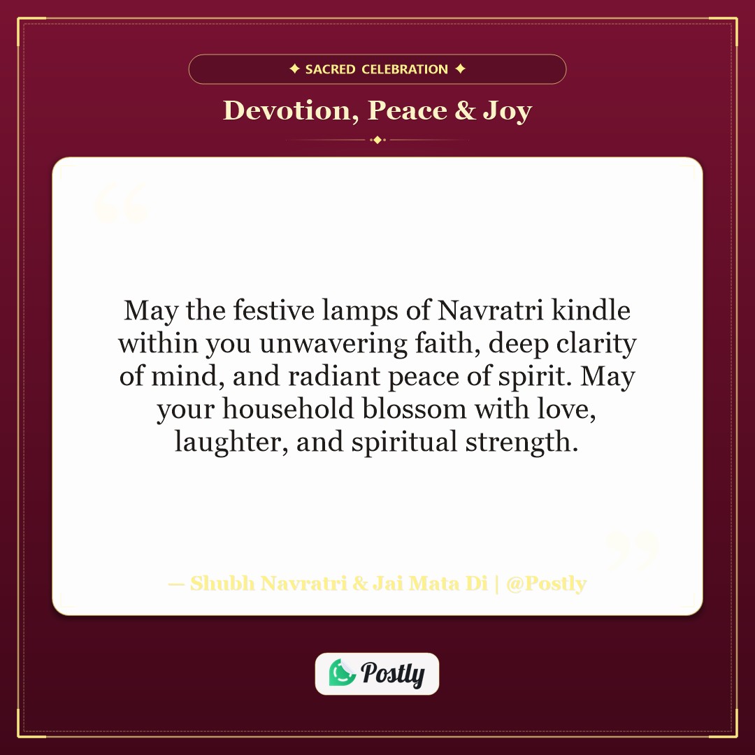 Navratri & Durga Puja Wishes 8