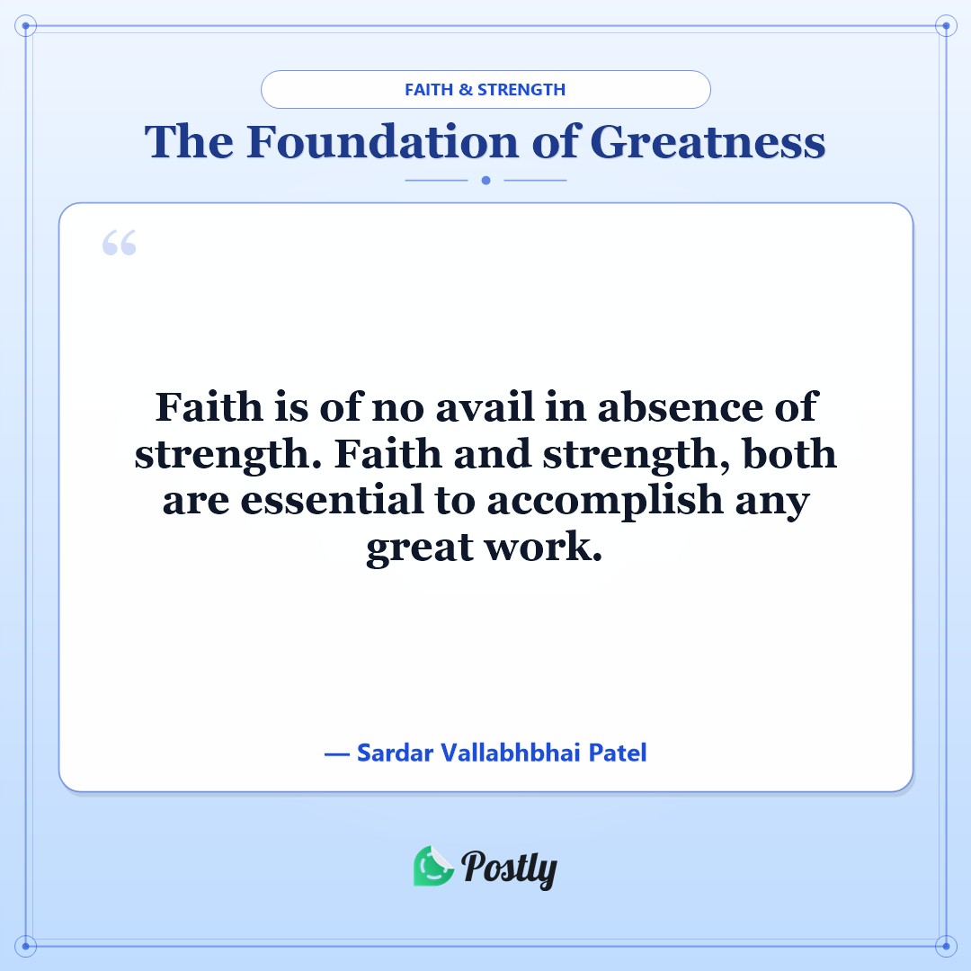 Sardar Vallabhbhai Patel Quotes 8
