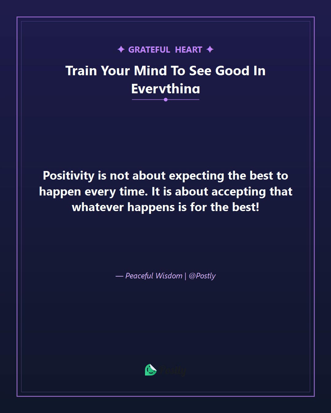 Positive Mindset 8