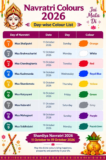 9 Days Color List