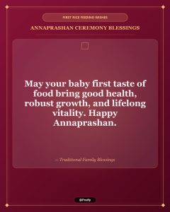Annaprashan Ceremony Wishes 1