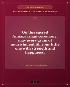 Annaprashan Ceremony Wishes 2