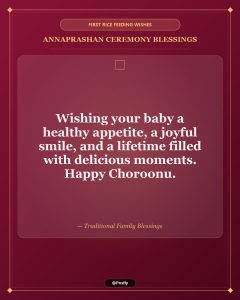 Annaprashan Ceremony Wishes 3